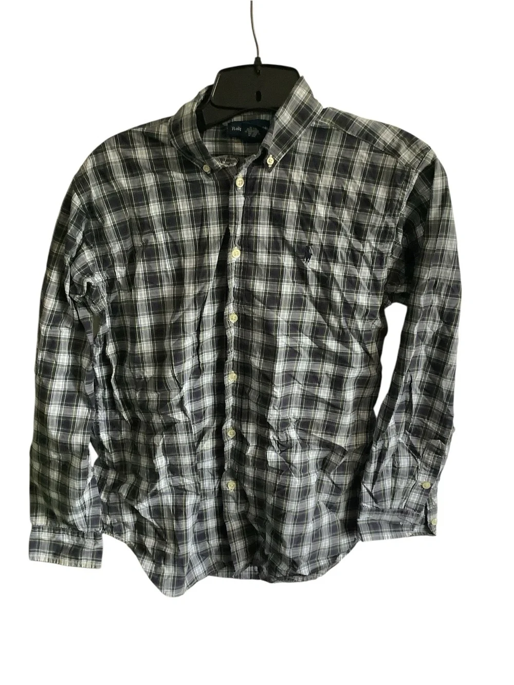 L (14-16) Ralph Lauren Plaid Button Down Shirt